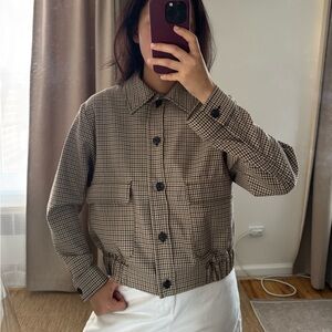 Massimo Dutti Check Jacket